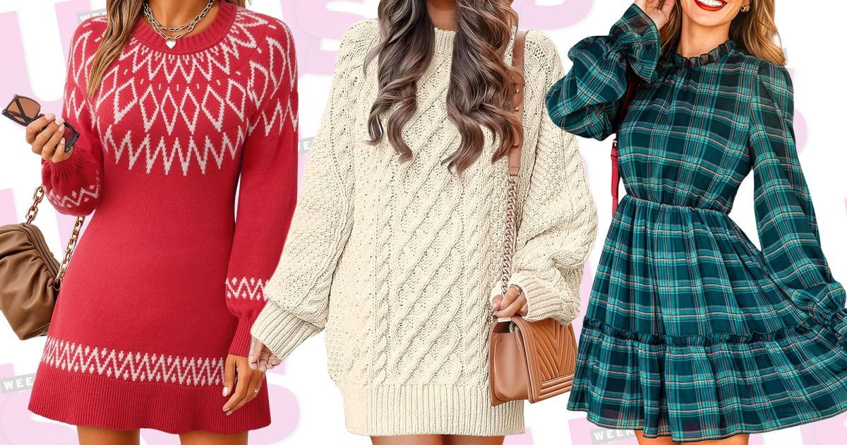 Vestidos Amazon Rojo, Crema y Verde