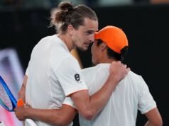 Alexander Zverev vence al principiante Tien y llega a semifinales del Abierto de Australia