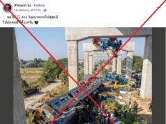 Publicaciones en las redes sociales sobre el mortal colapso de una grúa en Tailandia comparten una imagen generada por IA