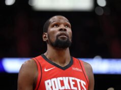Los Rockets vencieron a los Timberwolves, 110-105, gracias a los 39 puntos de Kevin Durant