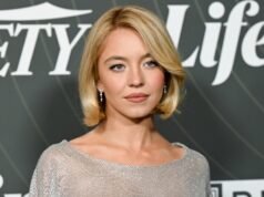 Sydney Sweeney no obtuvo permiso para colgar sujetadores en un cartel de Hollywood