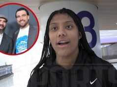 Laila Edwards del equipo de EE. UU. agradece a Kelce Bros. por ayudar a su familia a ir a los Juegos Olímpicos