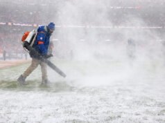 Campeonato de la AFC: Las 10 mejores fotos de la nevada victoria de los Patriots ante los Broncos para llegar al Super Bowl