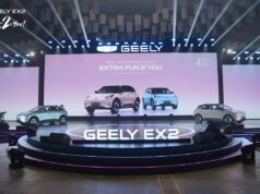 Geely EX2 lanzado en Indonesia