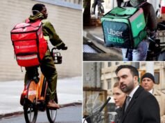 DoorDash y Uber Eats borraron 550 millones de dólares en propinas de repartidores en Nueva York, afirma la administración Mamdani