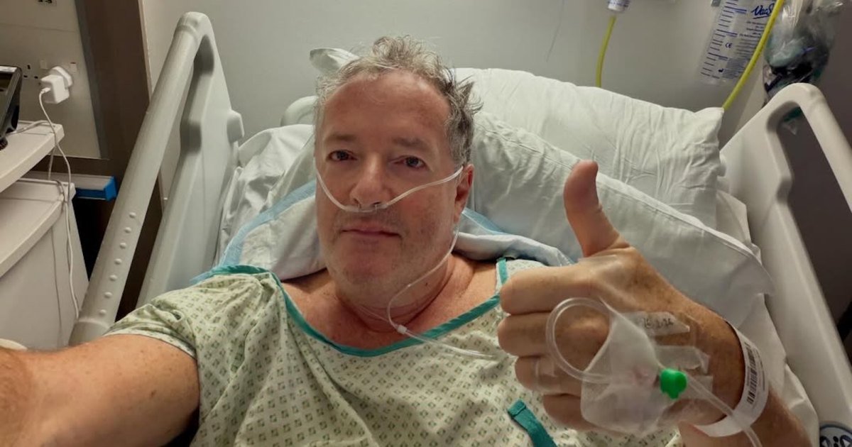Piers Morgan hospitalizado