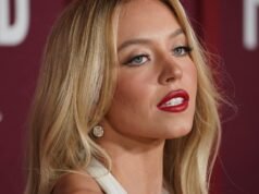 Sydney Sweeney colgó sujetadores en el cartel de Hollywood sin permiso