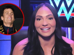¡La superestrella de la WWE, Kiana James, se defiende contra Tom Brady y sube al ring!