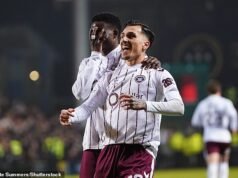 No sentimos la presión de competir por un título histórico, insiste el extremo del Hearts Kyziridis