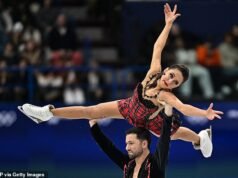 Angustia para los patinadores artísticos británicos Lilah Fear y Lewis Gibson al perder la oportunidad de emular a Torvill y Dean en los Juegos Olímpicos de Invierno.