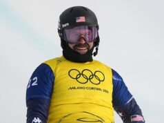 Momento desgarrador: un snowboarder estadounidense de 44 años se pierde la medalla de los Juegos Olímpicos de Invierno durante la foto final