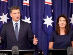 Una sola foto muestra el primer cambio de Angus Taylor después de convertirse en líder liberal, y contrasta marcadamente con Anthony Albanese.