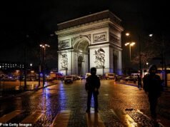 Un “hombre cuchillo” asesinado a tiros en el Arco de Triunfo de París por policías armados después de “intentar atacar a un policía”