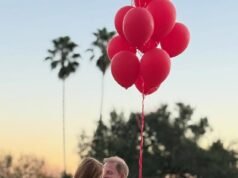 Meghan comparte una foto del sonriente Harry cargando a Lilibet en sus brazos mientras ella dice que ellos y Archie son su ‘Forever Valentines’.