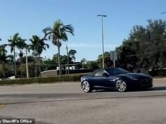 Momento aterrador: Jaguar corre hacia el autobús escolar y lo golpea DEBAJO