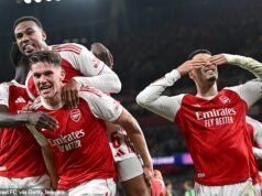 La supercomputadora Opta revela el favorito para ganar la Liga de Campeones, ya que el club de la Premier League tiene solo UN por ciento de posibilidades de gloria después del sorteo de octavos de final