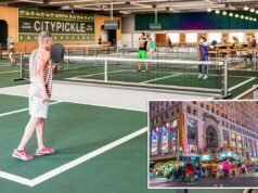 El lugar cubierto de Pickleball más grande de Nueva York llega a Times Square