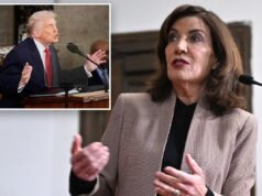 La gobernadora de Nueva York, Kathy Hochul, exige 13.500 millones de dólares en reembolsos arancelarios tras el fallo de la Corte Suprema de Trump