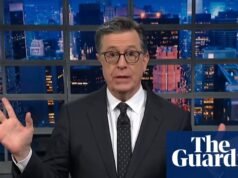 Colbert sobre los vínculos de Trump con Epstein: ‘Aparentemente no conoce el significado de la palabra exonerado’ | Resumen de televisión nocturna