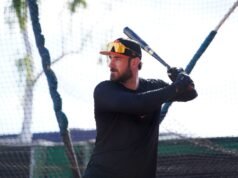 Bryce Eldridge de SF Giants comienza a follar elevados en el campo