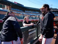 Tony Vitello y Jayce Tingler de SF Giants se reunieron dos décadas después de la universidad