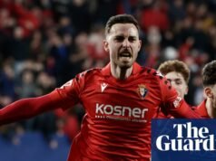 Fútbol europeo: Osasuna sorprende al Real, Kane supera al Bayern por delante del Frankfurt | fútbol de clubes europeos