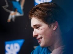 Macklin Celebrini de San Jose Sharks se centra en la carrera por los playoffs de la NHL