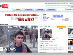 V&A muestra el primer vídeo de YouTube y la página de visualización