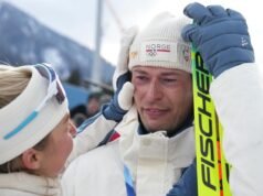 La medallista olímpica de biatlón Sturla Holm Laegreid admite haber engañado a su pareja