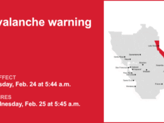 Advertencia de avalancha vigente para el área del Gran Lago Tahoe hasta la madrugada del miércoles – The Mercury News
