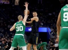 Warriors derrotados por Celtics en el debut de Kristaps Porzingis con Golden State