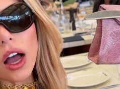 Brooks Nader se divierte con un vestido sexy tras sufrir una intoxicación alimentaria