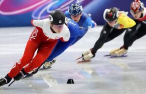 Atleta olímpica envía ‘amor y abrazos’ a patinadora que se cortó la cara durante una carrera