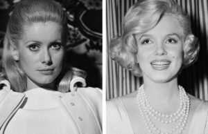 Catherine Deneuve coautoras del libro Marilyn Monroe para el homenaje del centenario