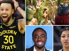 ¿Quién da voz a los personajes animales en la película de baloncesto?