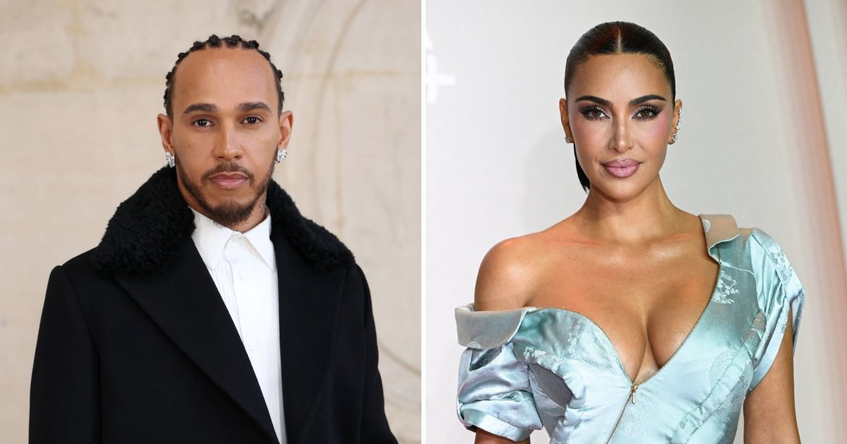 Lewis Hamilton preguntó por primera vez sobre el romance con Kim Kardashian
