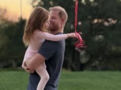 El príncipe Harry abraza a su hija Lili en una rara foto del Día de San Valentín de 2026