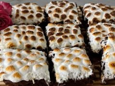 Brownies de S’Mores para preparar para el día de San Valentín