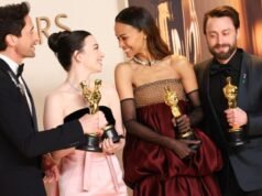 Mikey Madison, Zoe Saldaña, Kieran Culkin