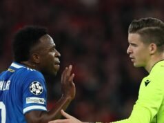 La UEFA investigará las acusaciones de “comportamiento discriminatorio” hacia Vinicius