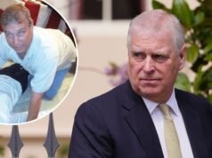 El príncipe Andrés ‘se arrodilla a cuatro patas’ ante una mujer en nuevas fotos de Epstein
