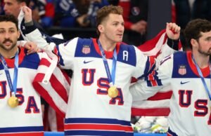 Cómo se sintió el equipo de hockey de Estados Unidos ante la presencia de Johnny Gaudreau en el juego por la medalla de oro