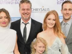 Kimberly, la esposa de James Van Der Beek, lamenta la muerte de Eric Dane a los 53 años