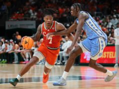 Carolina del Norte, número 11, cae ante Miami, no clasificado, después de una dramática victoria sobre Duke
