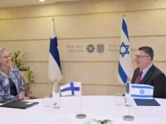 El Ministro de Asuntos Exteriores finlandés visita Jerusalén por primera vez desde 2016 y discute cuestiones regionales con el Ministro de Asuntos Exteriores Sa’ar