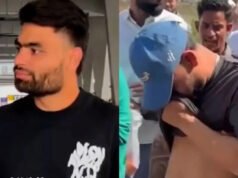 Ver: Rinku Singh afligido visto en el aeropuerto de Calcuta horas después del funeral de su padre