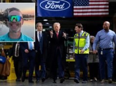 El empleado de Ford que interrumpió a Trump por Jeffrey Epstein todavía tiene trabajo, pero no fue disciplinado: UAW