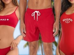 Ropa de playa inspirada en Baywatch antes del reinicio de Fox