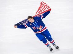 El cuarteto de estrellas del hockey del equipo de EE. UU. choca con el monólogo de SNL del actor de ‘Heated Rivalry’