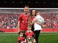 La viuda de Diogo Jota, Rute, rinde un desgarrador homenaje al trágico héroe del Liverpool en el primer Día del Padre de la familia sin él en Portugal